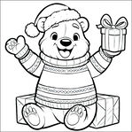 Free printable colouring pages of christmas to download and colour in.